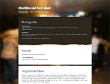 Tablet Screenshot of multihuset.ungaalborg.dk